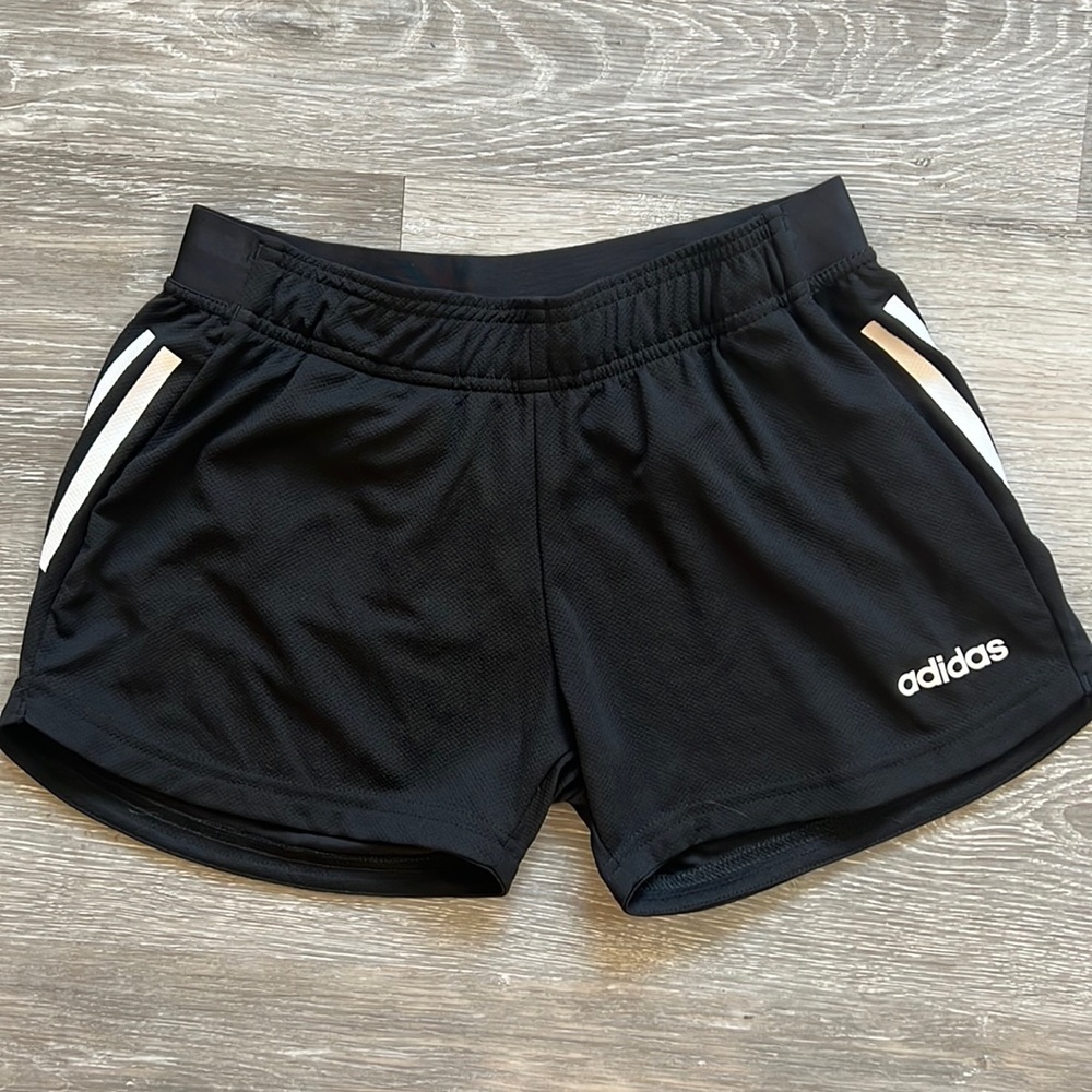 Black adidas shorts